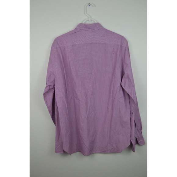 J Crew Secret Wash Shirt Striped 2 Ply Medium - Picture 2 of 4